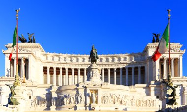 Il Vittoriano'ya (altare della patria) piazza venezia, rome, İtalya