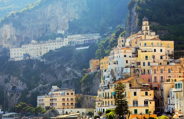 Amalfi resort, meeresmeer, italien, europa — Stockfoto