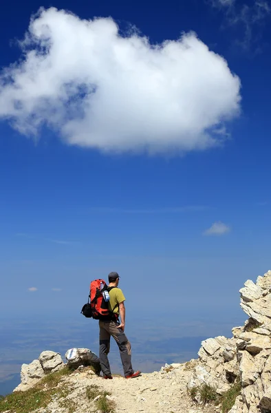 Wędrówki alpejskie w Alpach Transylwańskich, Rumunia, Europa — Zdjęcie stockowe