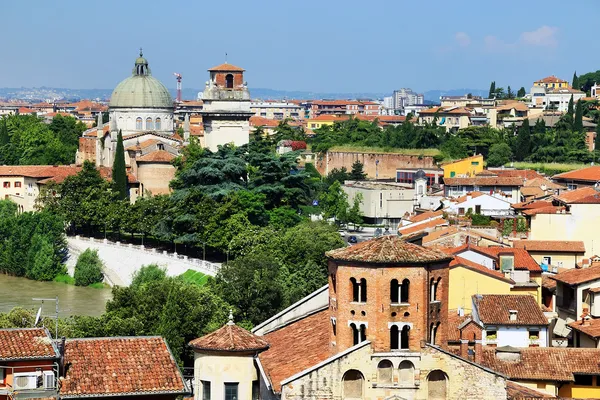 Luftaufnahme von Verona, Italien — Stockfoto