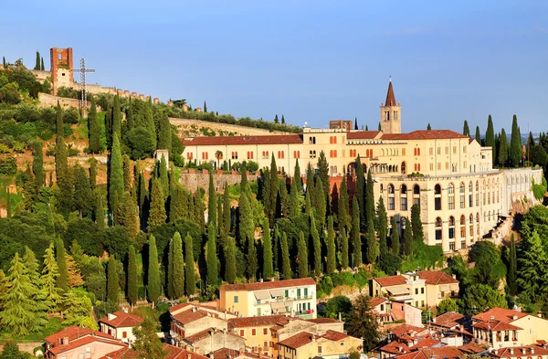 Aerial view of Verona, Italy, Europe — Stock Photo, Image