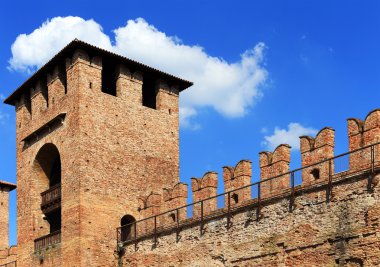 Ortaçağ castel vecchio, verona