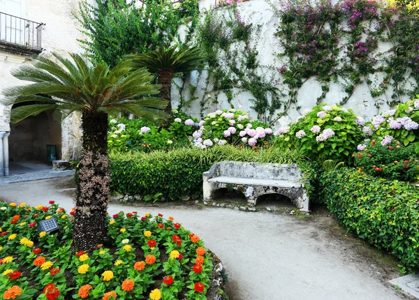 Tuin in ravello, Amalfikust — Stockfoto