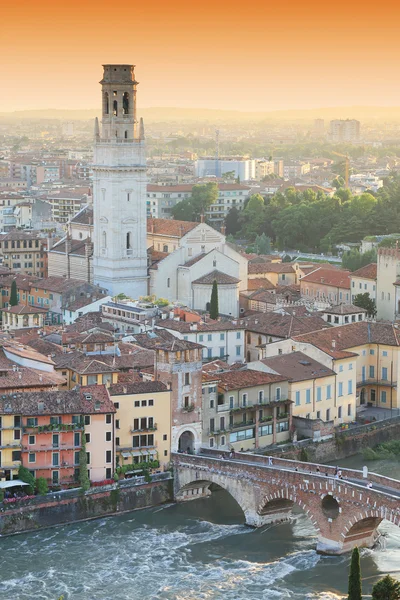 Luchtfoto van Verona — Stockfoto