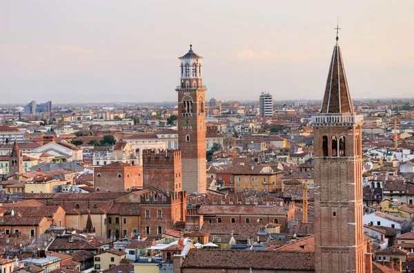 Luchtfoto van Verona — Stockfoto