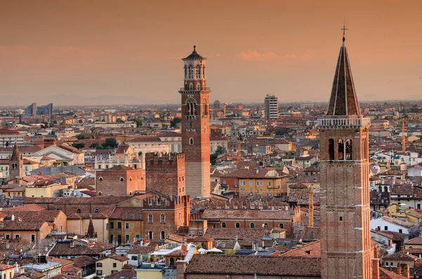 Luchtfoto van Verona — Stockfoto