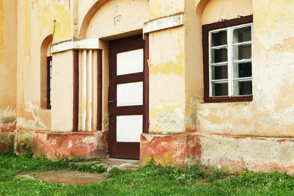 Versterkte kerk hosman, Transsylvanië — Stockfoto