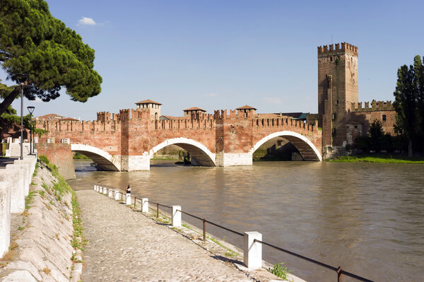 Medieval Castel Vecchio in Verona