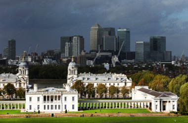 Greenwich ve Londra'nın finans merkezi