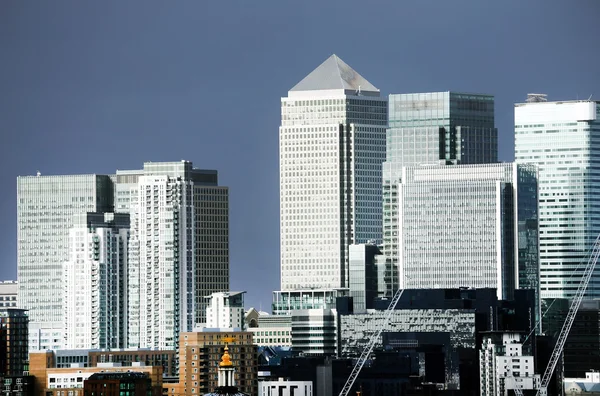 Greenwich and the Financial Center of London — Stock Photo, Image