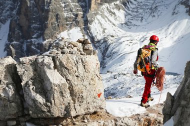 alpinist tırmanma
