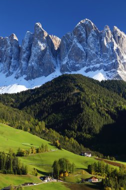 Alpine landscape clipart