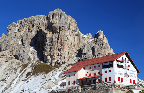 Locatelli Refuge in the Dolomites