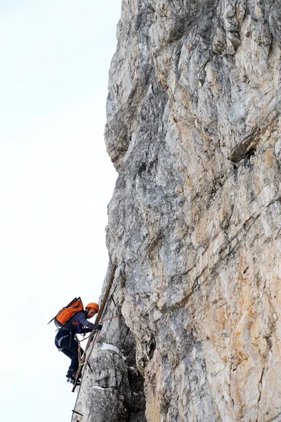 Skialpinistické lezení — Stock fotografie