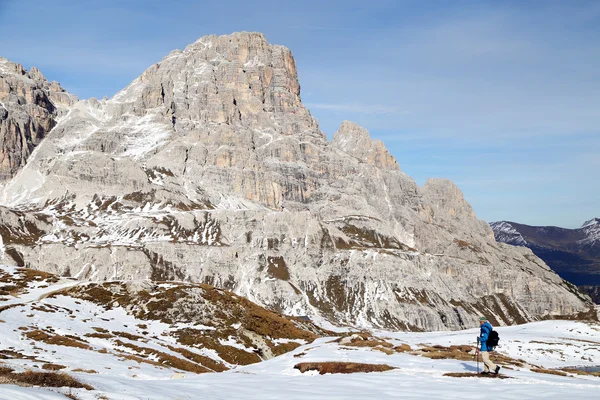 Alpinist tırmanma — Stok fotoğraf