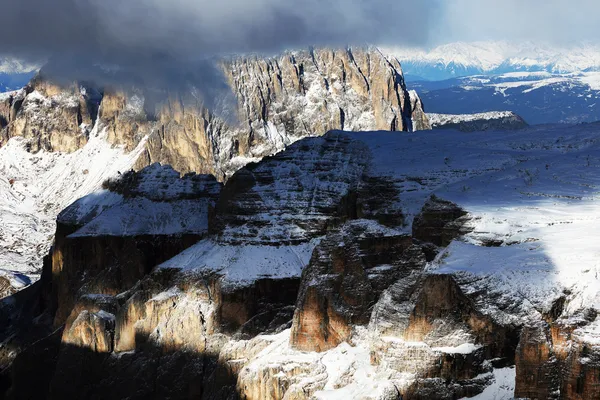 Vinter alpine landskab - Stock-foto