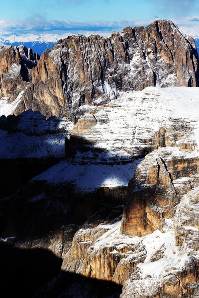 Paesaggio alpino invernale — Foto Stock