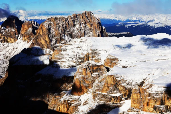 Inverno paisagem alpina — Fotografia de Stock