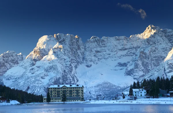 Lago Misurina — Fotografia de Stock