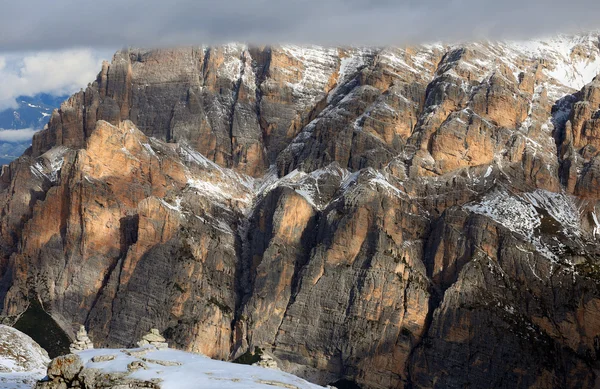 Paysage alpin hivernal — Photo