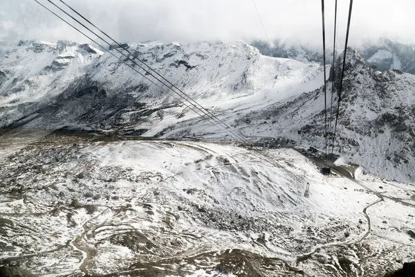 Zimní alpskou krajinu — Stock fotografie