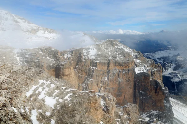 Paesaggio alpino invernale — Foto Stock