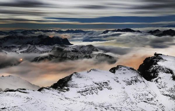 Winter alpine landscape — Stock Photo, Image