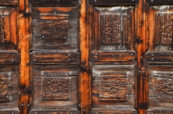 Porta de madeira — Fotografia de Stock