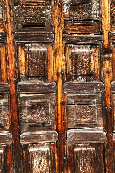 Porta de madeira — Fotografia de Stock