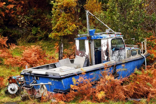 Wrecked tekne — Stok fotoğraf