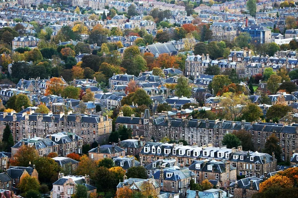 Vista aerea di Edimburgo — Foto Stock