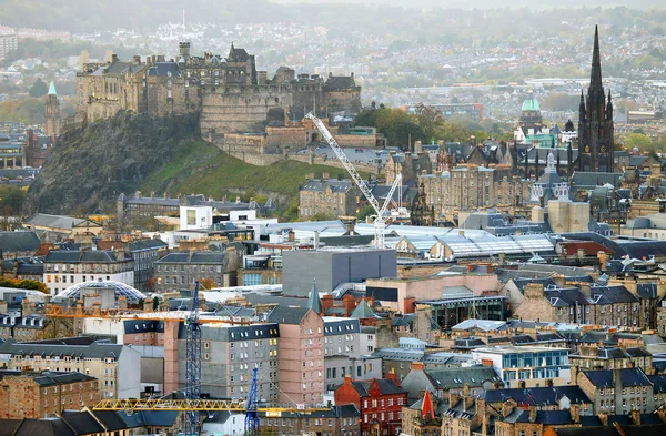 Aerial view of Edinburgh — Stock Photo, Image