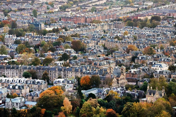 Aerial view of Edinburgh — Stock Photo, Image