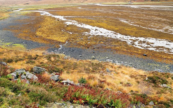 Höstfärger i cuilin berg — Stockfoto