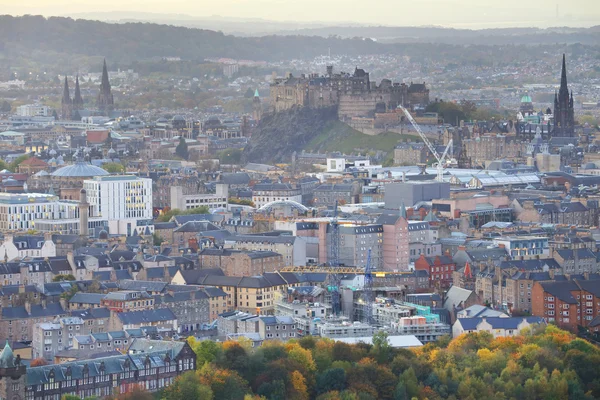 Letecký pohled na edinburgh — Stock fotografie