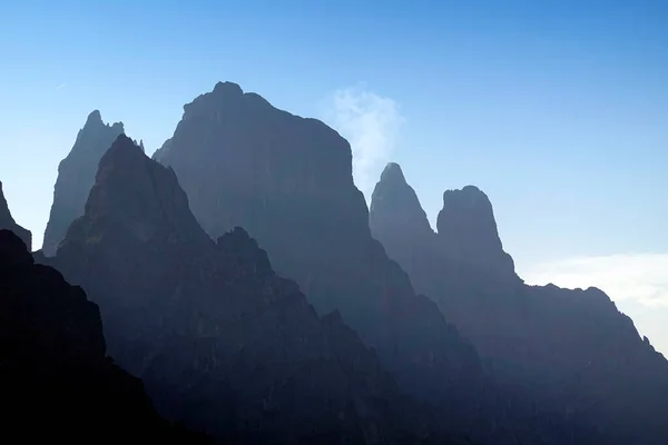 San Martino Castrozza Yakınlarındaki Ünlü Pale San Martino Manzaralı Talyan — Stok fotoğraf