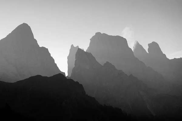 Vista Verano Famosa Pale San Martino Cerca San Martino Castrozza — Foto de Stock