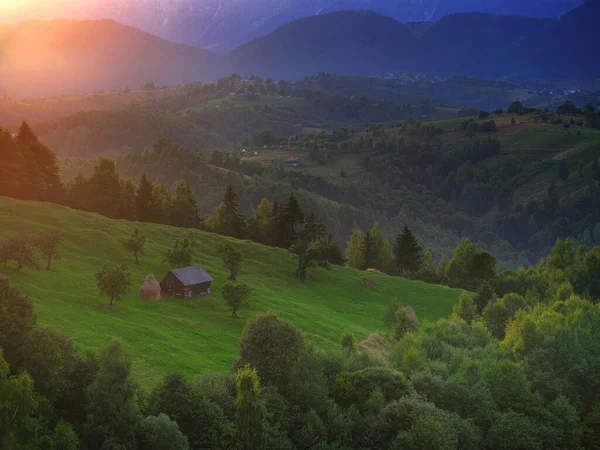 Bucegi Dağları Romanya Avrupa Nın Alp Manzarası — Stok fotoğraf
