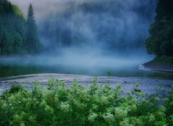 Lac Scropoasa Dans Les Monts Bucegi Roumanie Europe — Photo