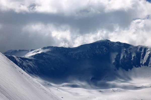 Winterlandschap Transsylvanische Alpen Fagaras Mountains Roemenië Europa — Stockfoto