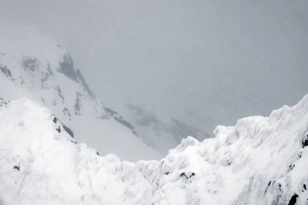 Paisagem Inverno Nos Alpes Transilvânia Montanhas Fagaras Roménia Europa — Fotografia de Stock