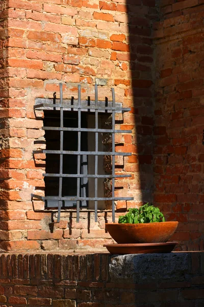 Architectonische Details Van Oude Huizen Toscane Italië Europa — Stockfoto