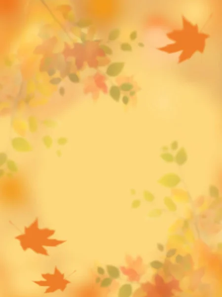 Autumn Banner Background with Colored Fall Leaves of Chestnut and Maple against a beautiful nature bokeh background. Good for Thanksgiving Day or Halloween Template With Copy Space