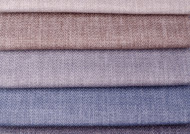 Parlak topçu tekstil örnekleri koleksiyonu. Çoklu renkli kumaş dokusu arkaplanı.