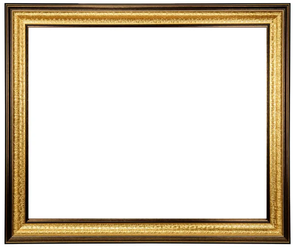 Golden Brown makieta płótno ramki izolowane na białym tle — Zdjęcie stockowe