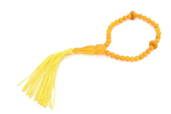 호박으로 장식된 발트해의 목걸이 — 스톡 사진