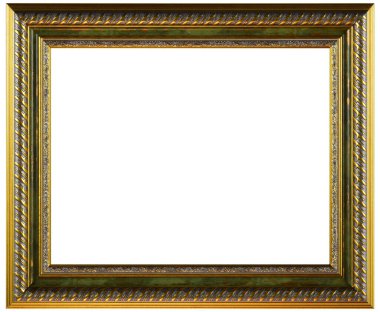 Eski klasik Altın Ahşap Tuval Çerçevesi