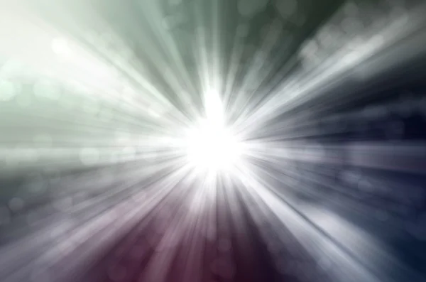 抽象的な背景にぼやけている魔法の光線 — ストック写真