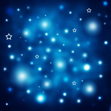 Soyut tatil geçmişi, güzel parlak Noel ışıkları, ışıldayan sihirli bokeh.