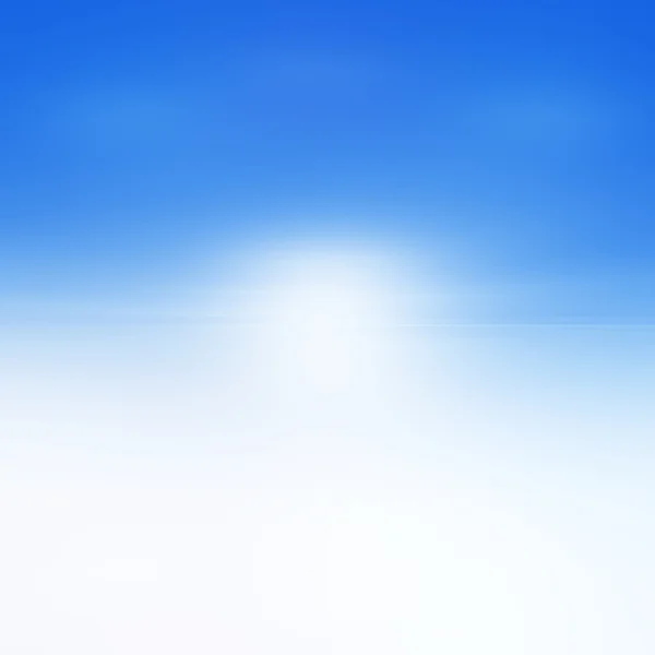 Sol en el cielo azul —  Fotos de Stock